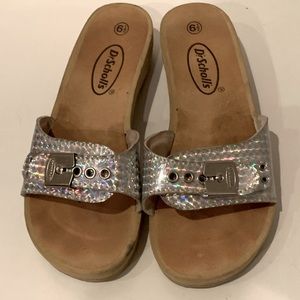Dr. Scholl’s sandals Holographic uppers 6 1/2